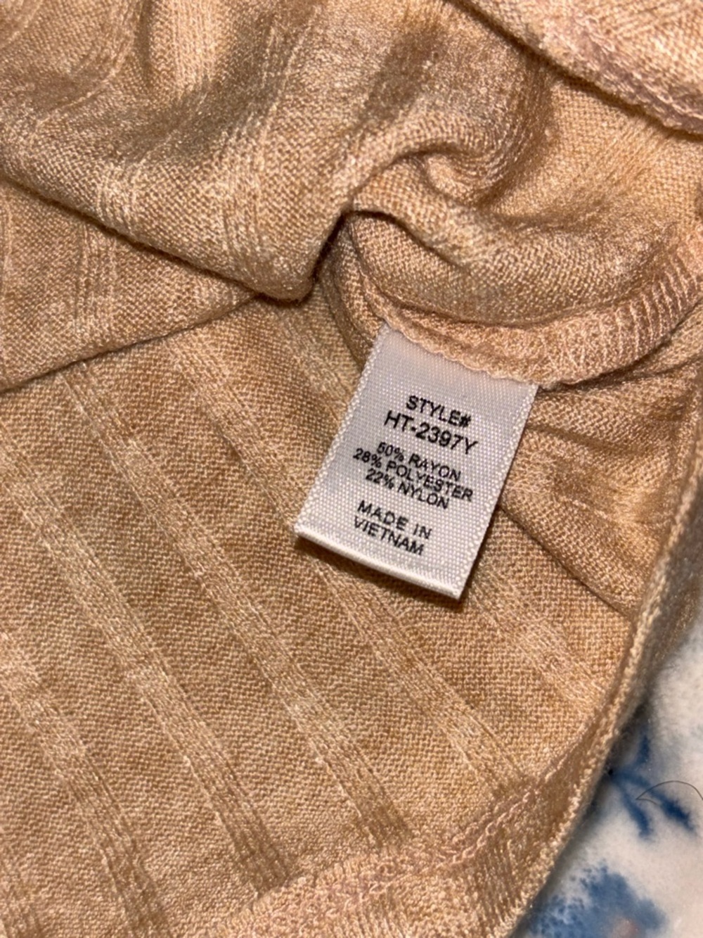 Neutral 2-Piece Set Zenana Ribbed Crop Tank + Promesa Plaid Skirt NWT Size L - Picture 6 of 9